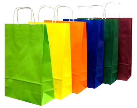 torby papierowe kolorowe